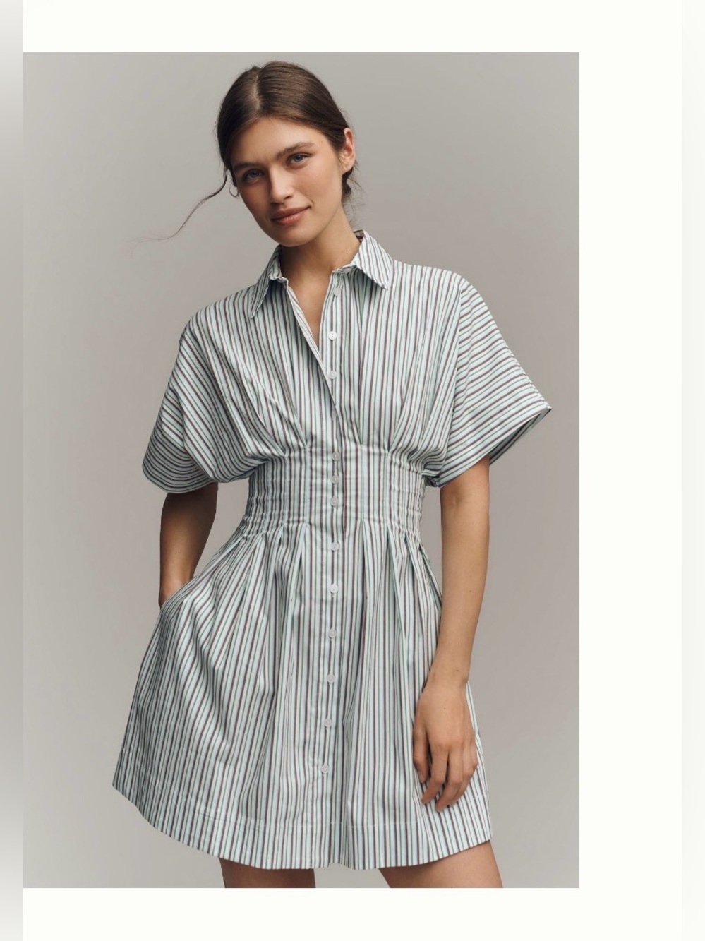 THE TOBIE MINI SHIRT DRESS BY EXQUISE